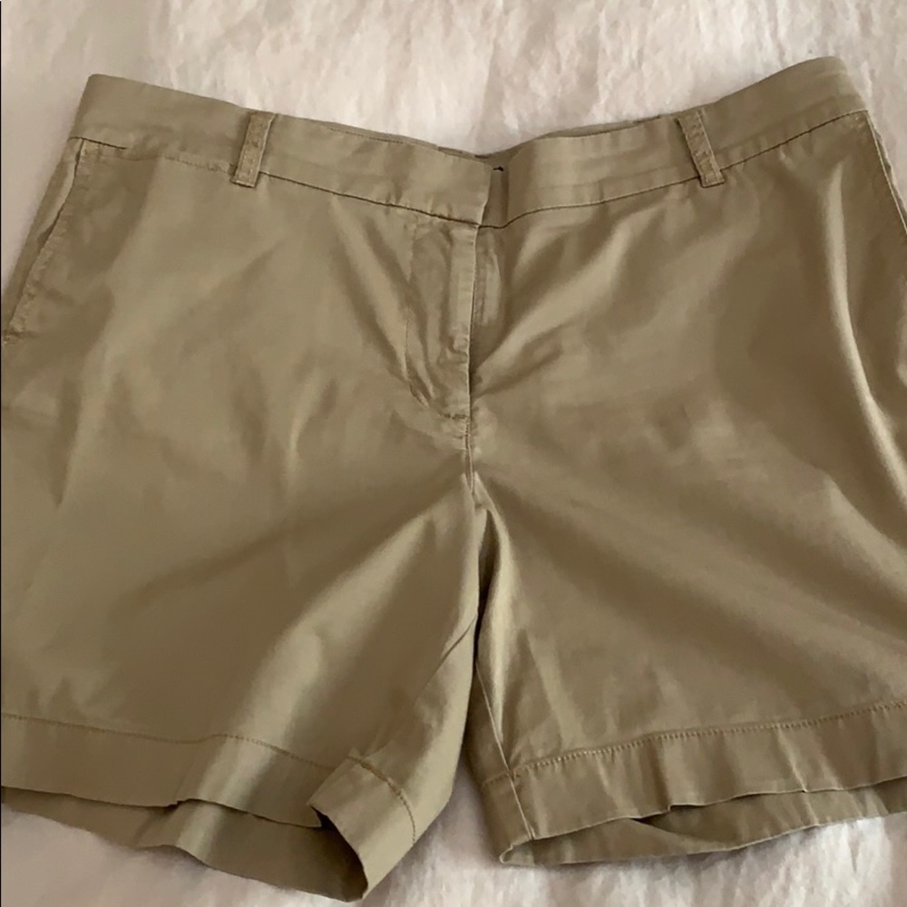 J Crew chino shorts Size 14